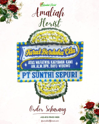 Papan Bunga Duka di Singkep Selatan